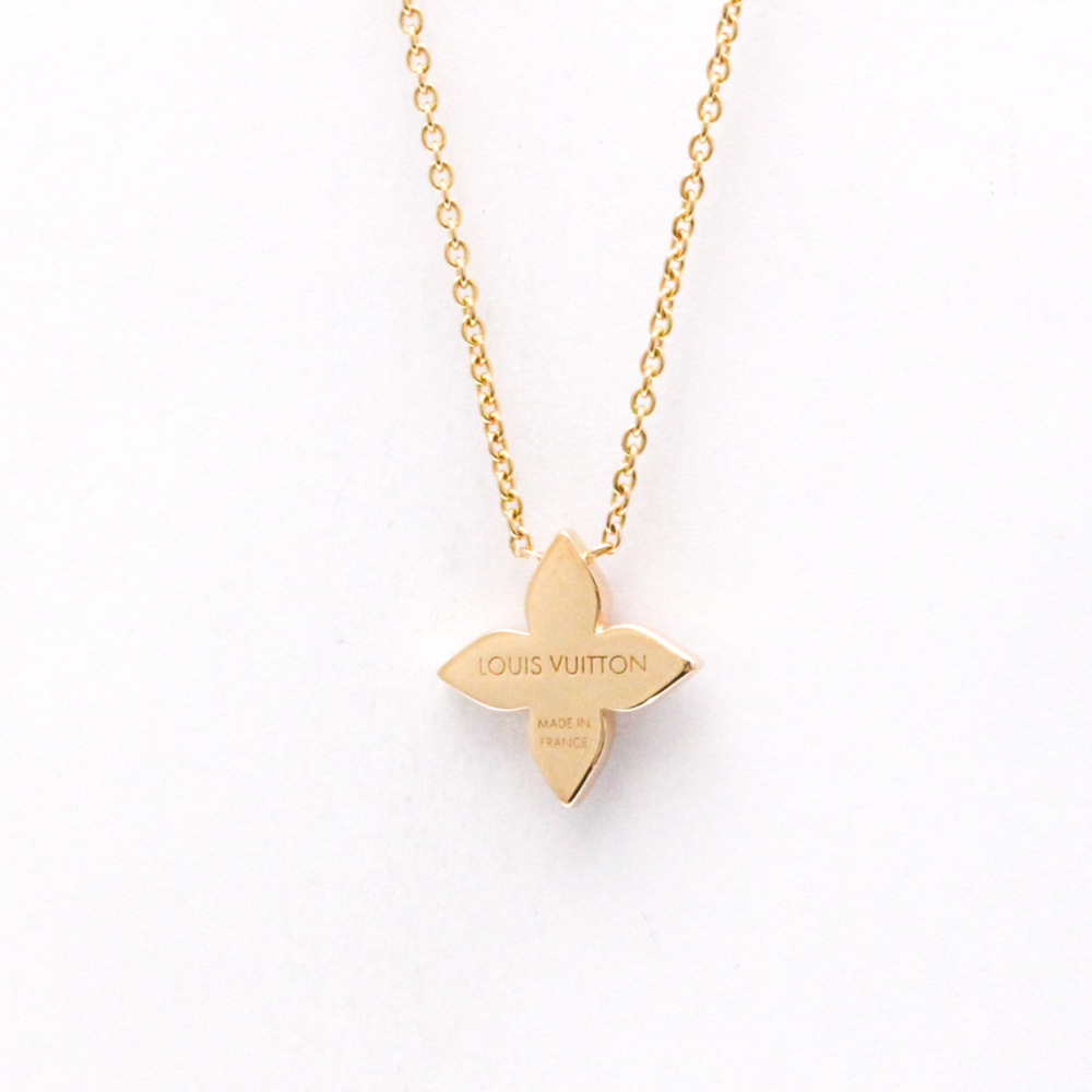 Louis Vuitton Pandantif Star Blossom Diamond Necklace Q93522 Pink Gold (18K) ... - Picture 5 of 12